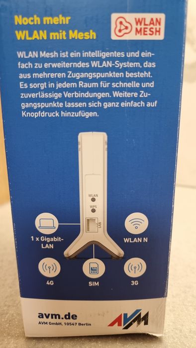 Маршрутизатор AVM FRITZ!Box 6820 LTE (20002906)Бездротовий маршрутизат