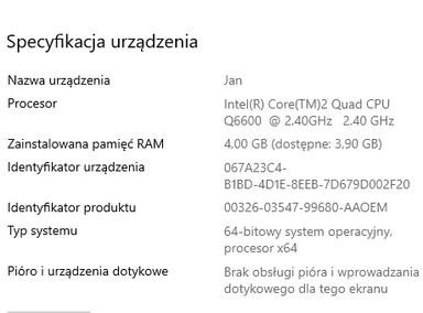 Komputer stacjonarny HP Compaq 6000
