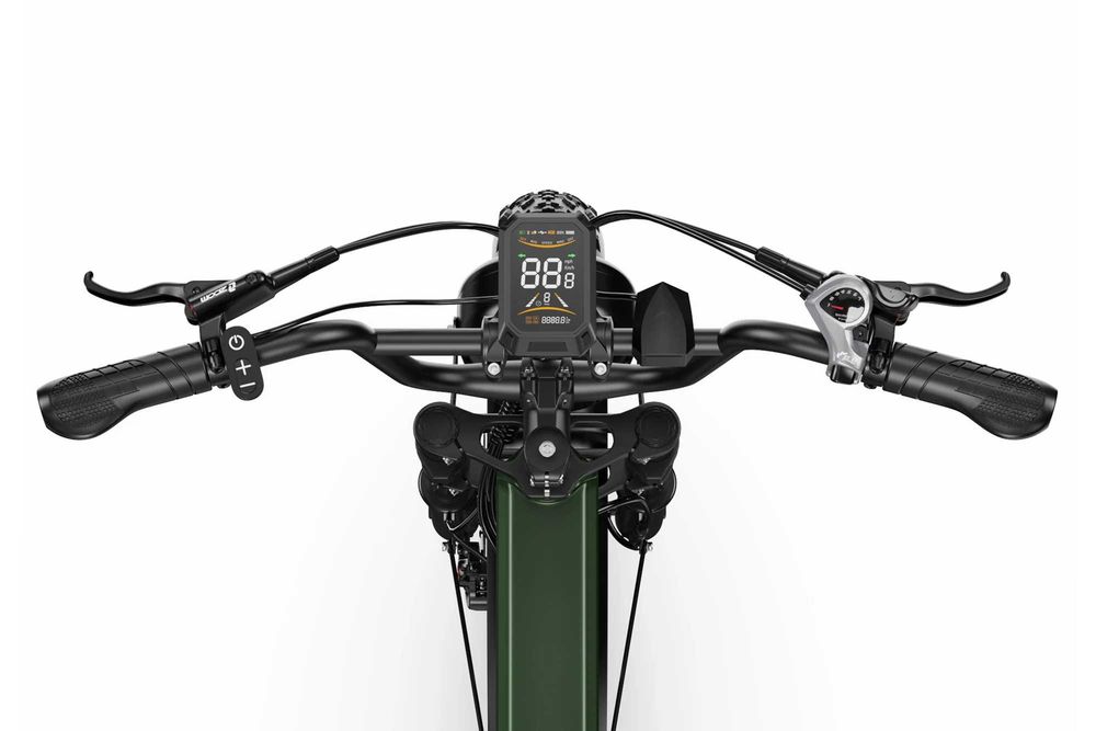 Bicicleta elétrica dobrável fat bike APEFOX RH20 48V 1500W