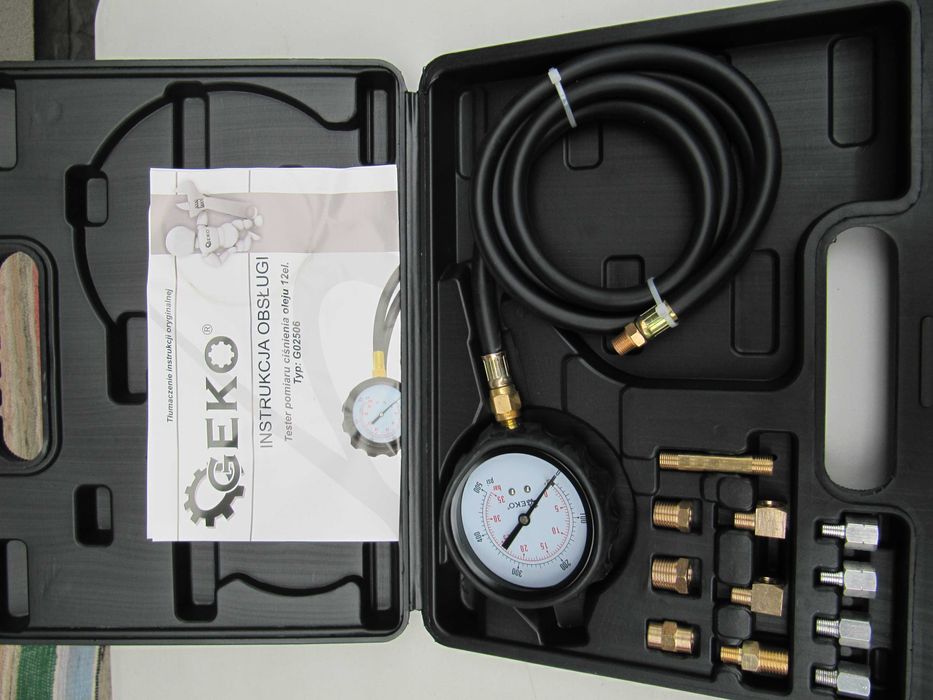 Тестер измерения давления масла в двигателе GEKO G02506-G02507-G02505