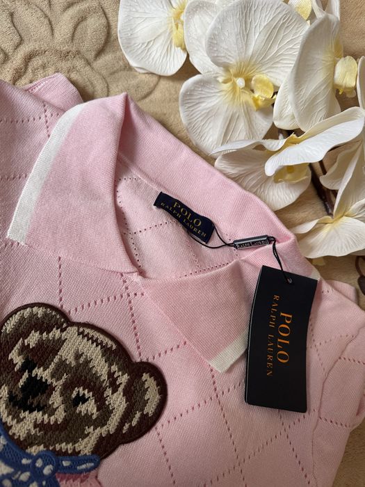 Футболка вязана американка поло Ralph Lauren