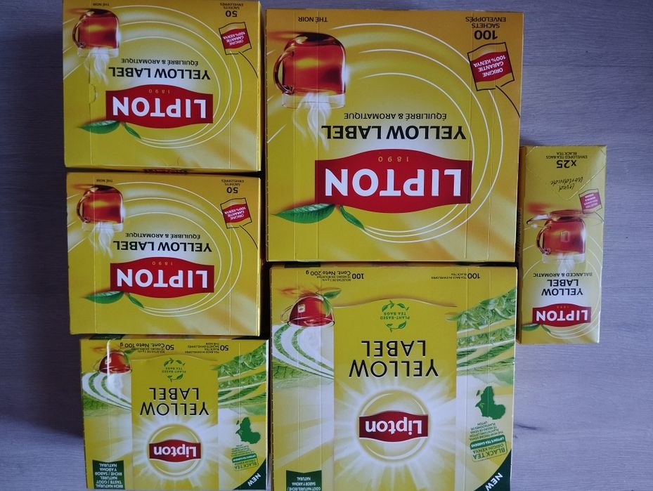 Herbata firmy Lipton Yellow label