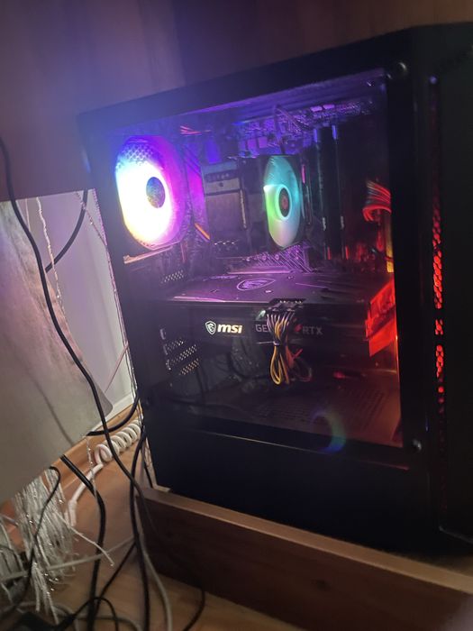 Ігровий ПК RTX 3060 + Ryzen 5 5600, монітор MSI 100Гц, комплект