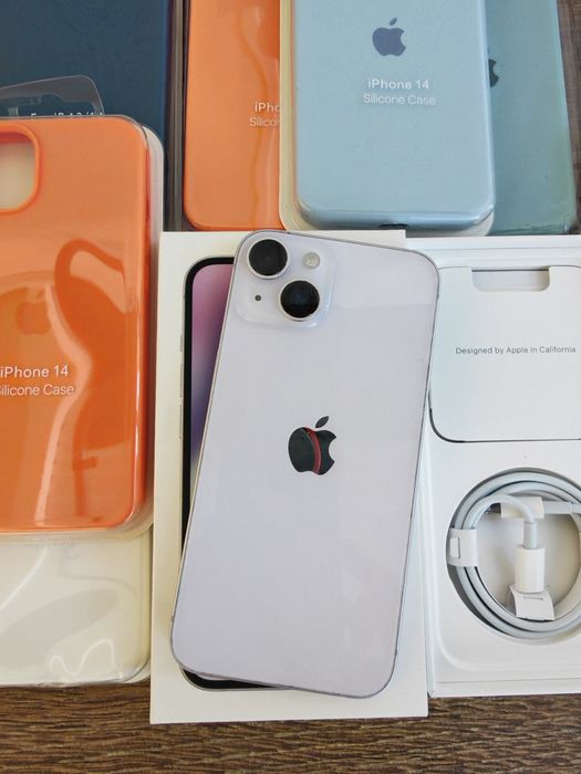 iPhone 14 6.1" 128GB  Purple Bom estado   Aceito Retomas