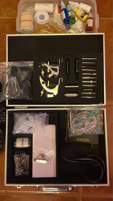 Maquina de tatuar a pedal