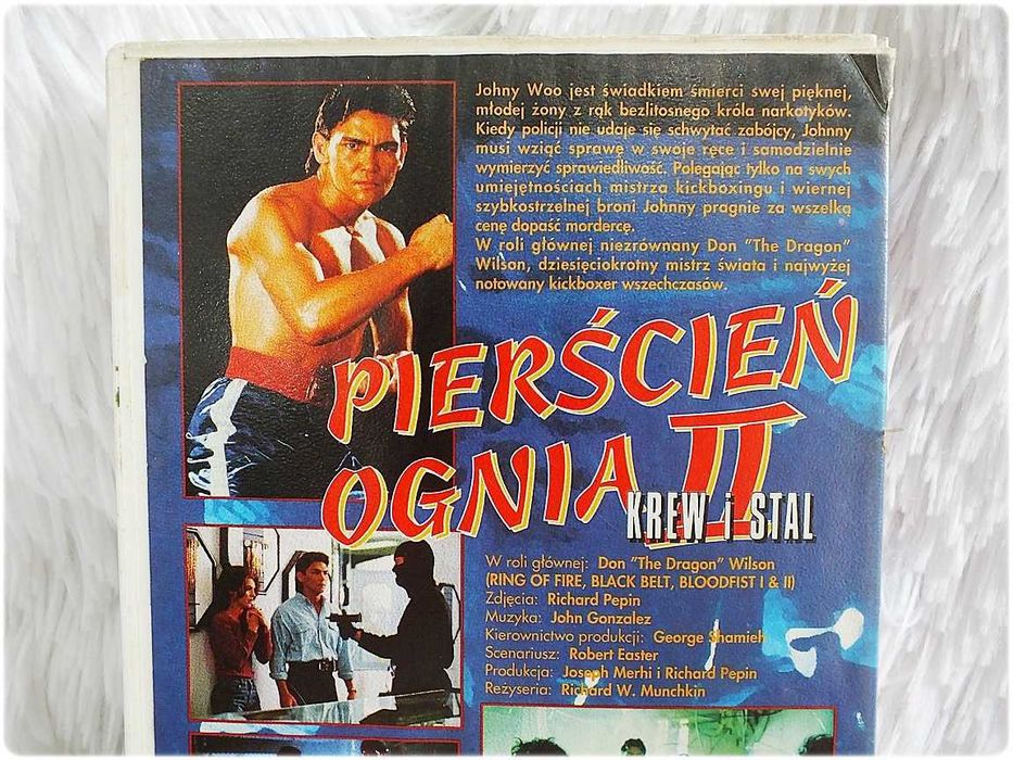 Kaseta VHS Film ''Pierścień Ognia II'' Krew i Stal Film Video ORYGINAŁ