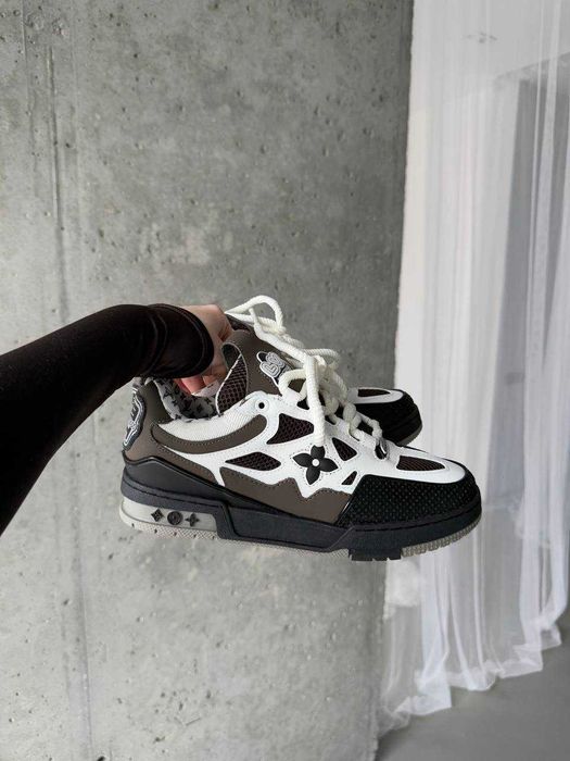 Кросівки Louis Vuitton Skate Sneaker Brown/White premium u2