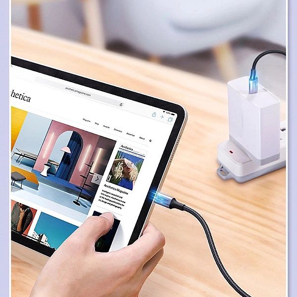 Kabel Ugreen 70427 US316 USB-C - USB-C PD QC FCP 100W 5A 480Mb/s 1m -