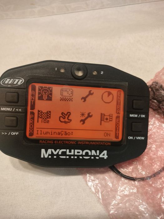Mychron lap timer karting kart