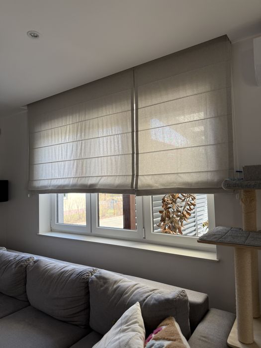 Rolety rzymskie różne rozmiary