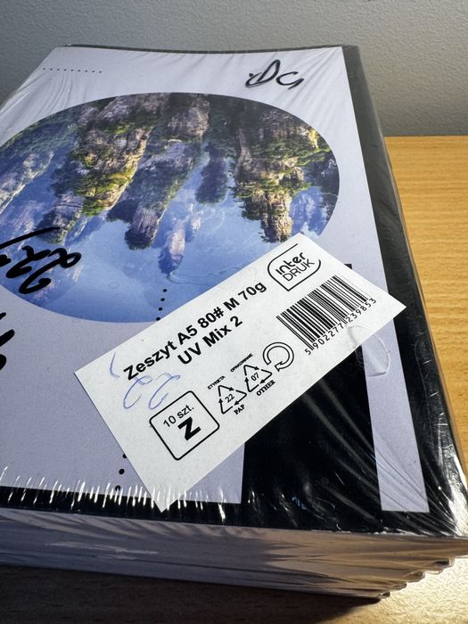 Zeszyty A5 80 kartek kratka nowe