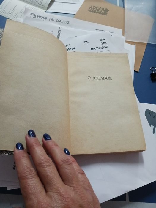 Livro 'o Jogador' de Dostoievski