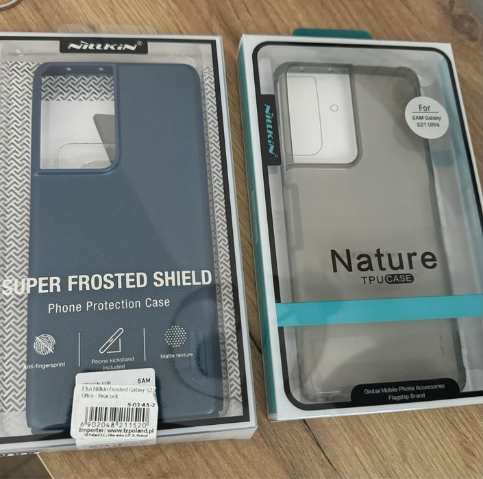 Samsung S21+ Zestaw etui plus szklo na aparat