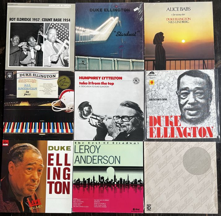 Jazz old Duke Wllington i inni 9 szt. Winyle