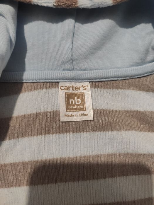 Костюм Carter's тёплый велюровый штаны кофта