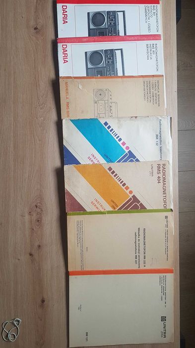 radiomagnetofon kasetowy Unitra /Eltra MK 2500A-DSU instr serw