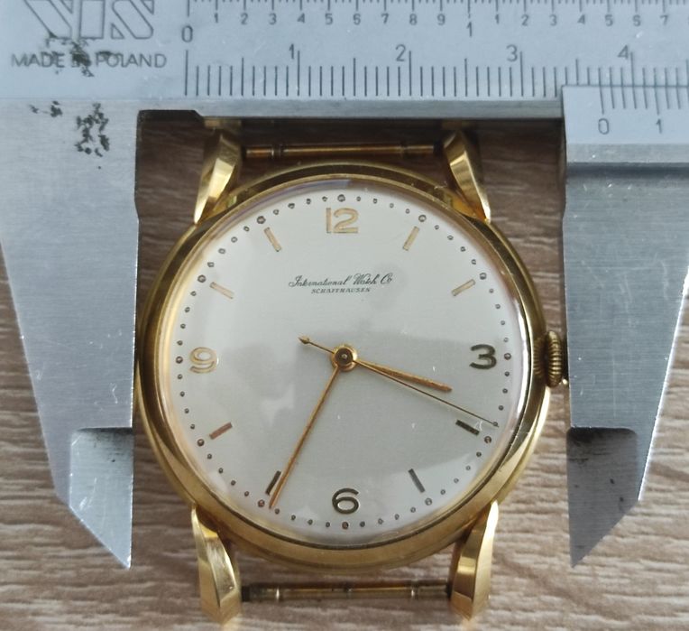 IWC Złoty zegarek International Watch Co Schaffhausen