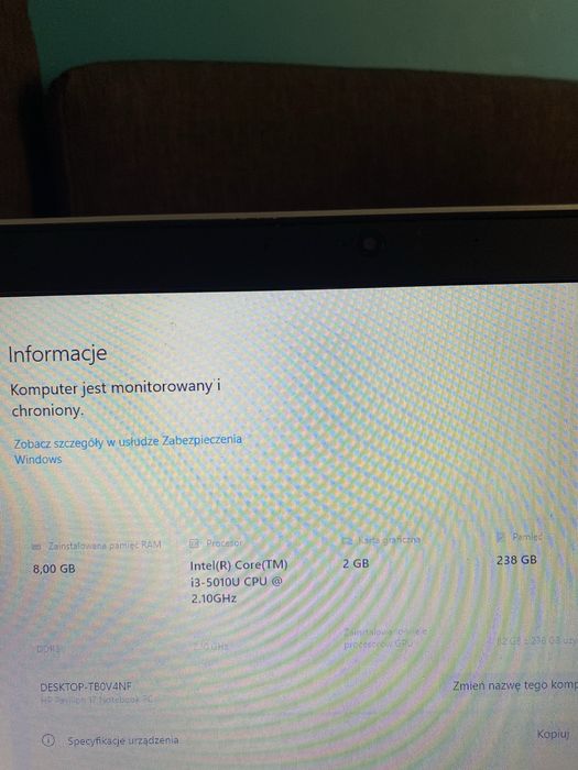 Laptop HP   (intel) i3