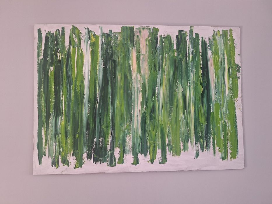 Obraz Japandi “W rytmie natury” 100x70 cm, 100x70 cm, akryl