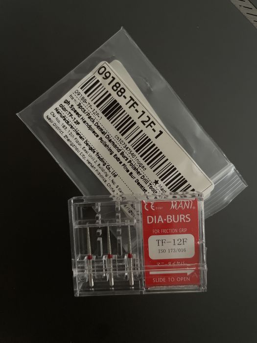 Brocas Diamantadas MANI DIA-BURS TF-12F (Novas e Seladas)