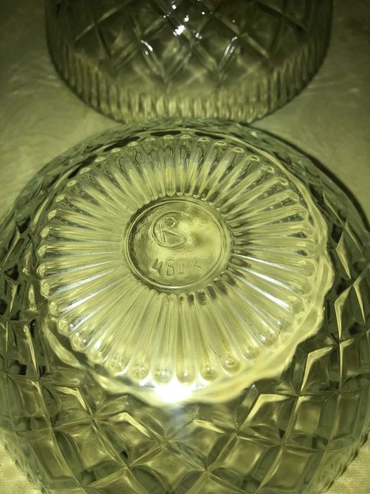 Салатницы, конфетницы, фруктовницы | Набор 2 шт. стекло, СССР