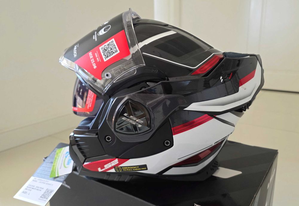 KASK MOTOCYKLOWY LS2 FF901 Advant X Carbon L NOWY + Ciemny Wizjer + Pinlock + Plecak