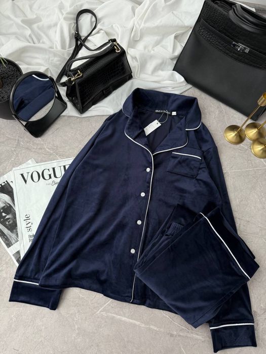 Велюрова жіноча піжама двійка в 3 кольорах