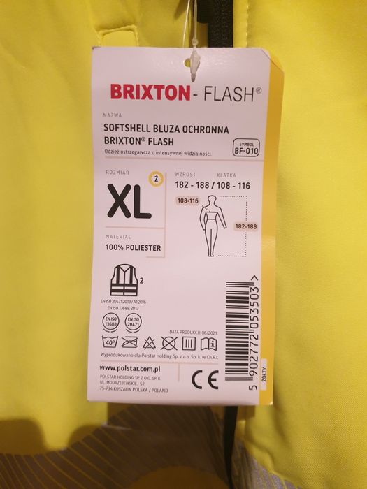 Nowa bluza ochronna Softshell XL