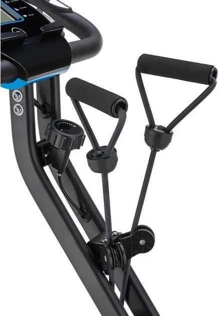 Велотренажер Gymtek FX600 магнітний складний з еспандерами синій