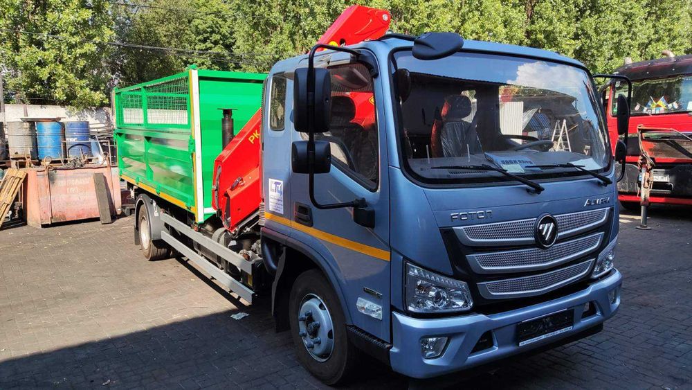 Самоскид з КМУ, самосвал, кран-маніпулятор, КМУ