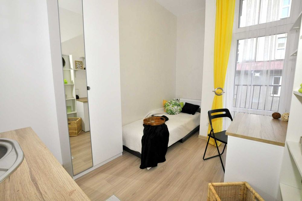 KAWALERKA 15m2 + Balkon - Katowice CENTRUM ! ul. Lompy / Wojewódzka