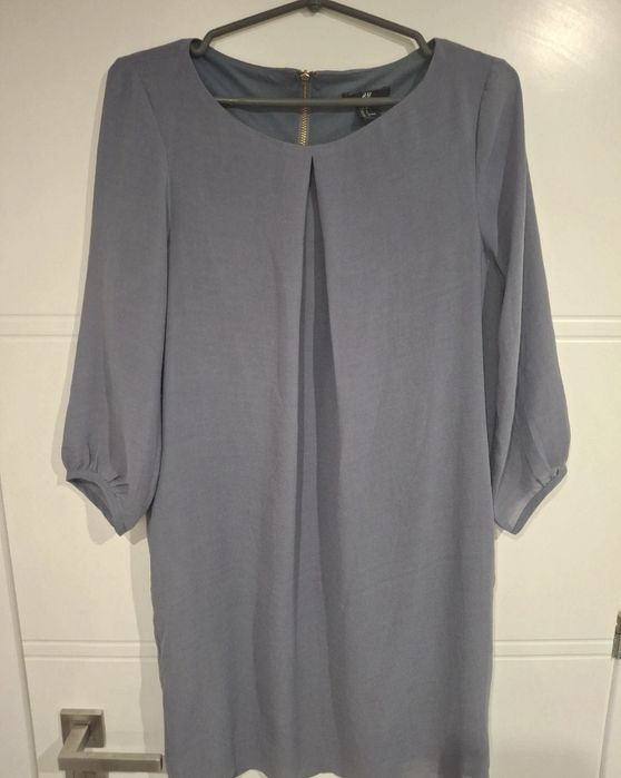 Popielata sukienka H&M