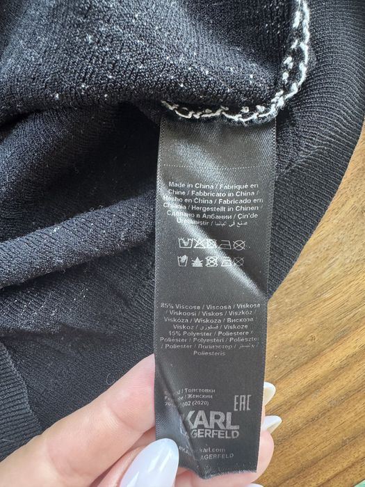 Sweterek Slim Fit Karl Lagerfeld S