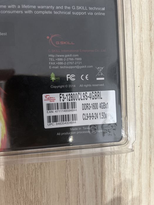 Memoria ddr3 4gb