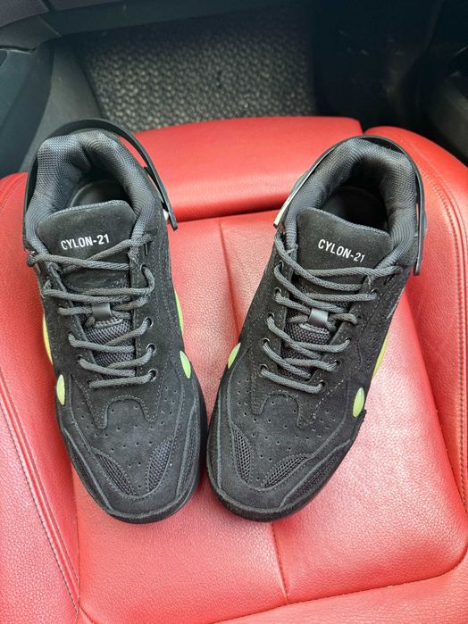 (БЕЗ ПЕРЕДОПЛАТИ) Raf Simons x Adidas Cylon-21 Black Yellow раф сімонс