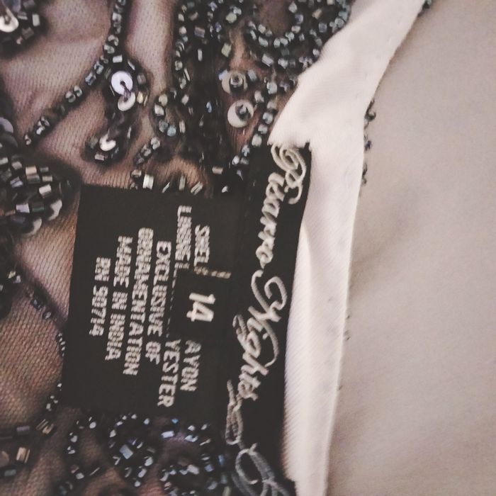 Продам плаття бу з бісеру сірого кольору довге 48_50 розм