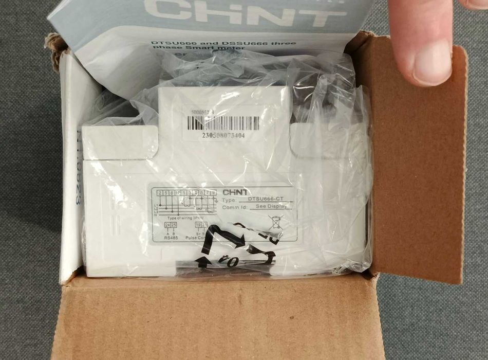 CHINT DTSU666-CT Smart Meter 3-fazowy Modbus MID – bez przekładników CT