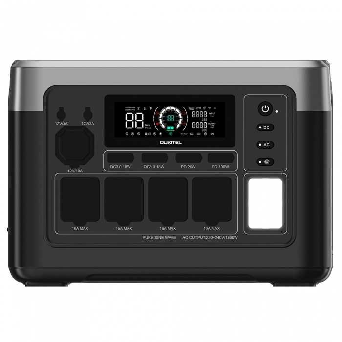Przenośna stacja zasilania Oukitel P1000 Plus LiFePo4 (na 10-15 lat)