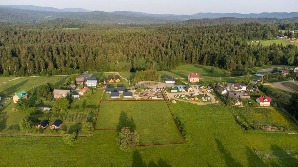 Działka rolno-budowlana 5000 m² nad Soliną - Widok 5