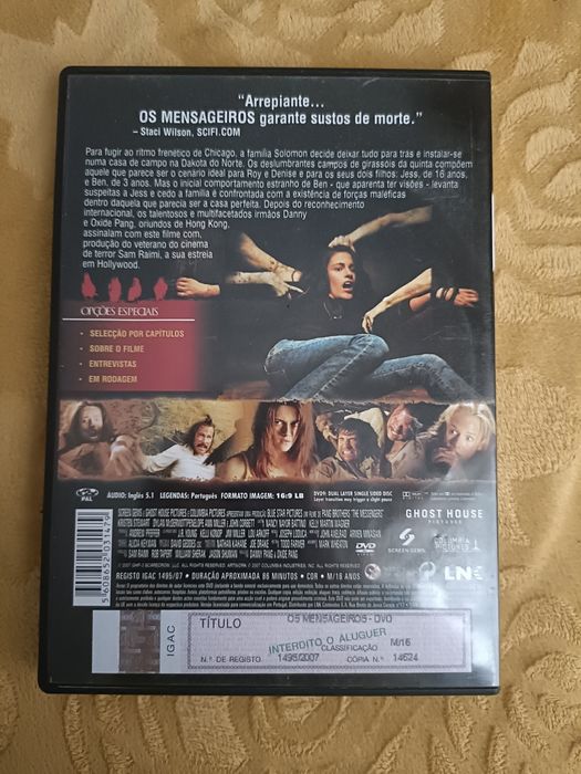 DVD "Os mensageiros"