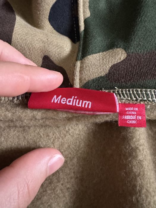Зип-худи Supreme Big Logo Camo Размер-М