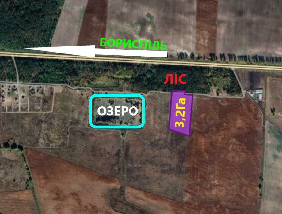 Супер пропозиція! Продаж дуже гарної ділянки біля озера та лісу!