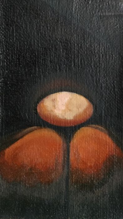 Obrazy olejne 2 sztuki Lampa i Poświata