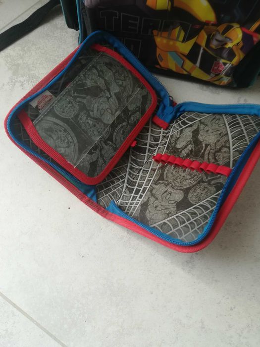 Tornister Transformers gratis piórnik Spiderman