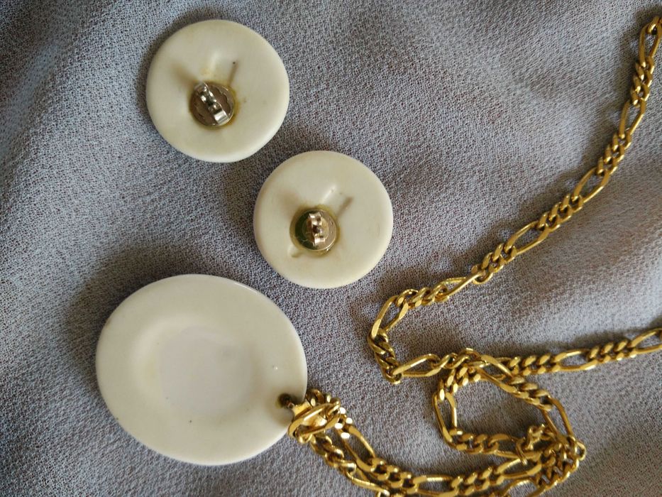 conjunto de colar e brincos