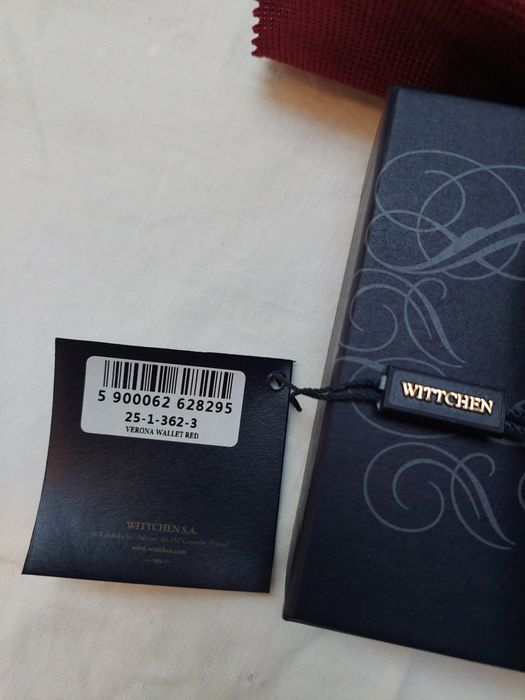 Nowy skórzany damski  portfel Witchen