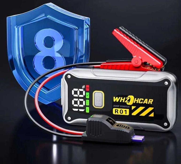 POWERBANK ROZRUCHOWY booster jump starter samochodowy 4000A latarka