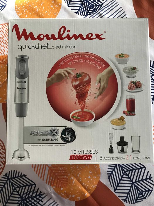 Vendo conjunto Varinha Moulinex com Acessórios NOVA