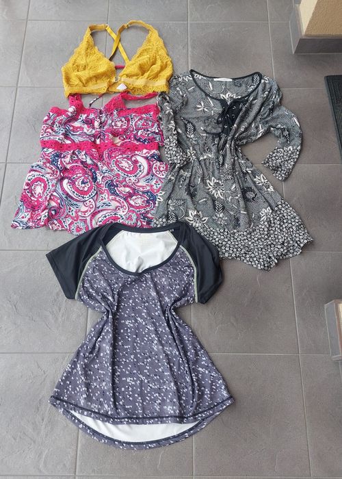 Zestaw paka ubrań 90's wiosna/lato 10 sztuk XL 42