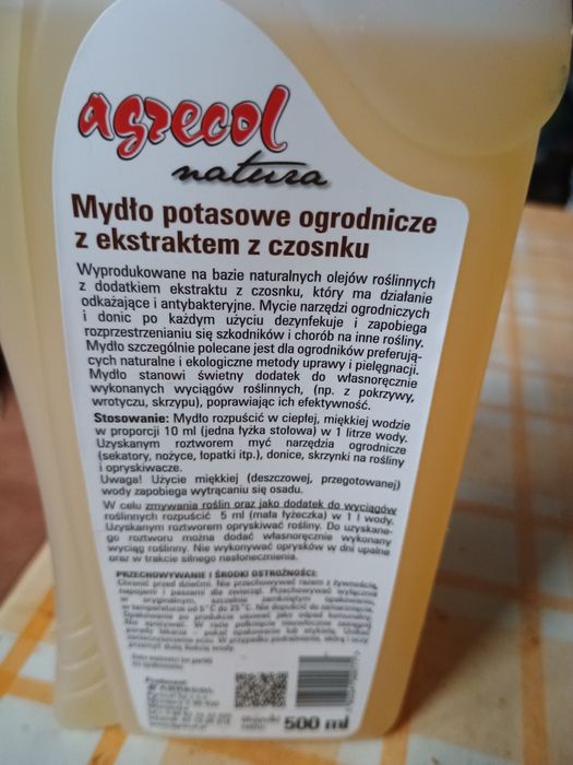 Kwiaty-Nowe Mydło potasowe ogrodnicze